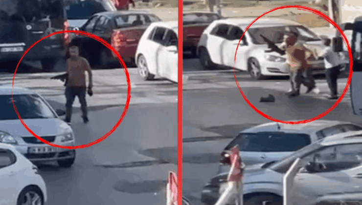 İstanbul'da pompalı tüfekle sokağa çıkıp yolu kapattı