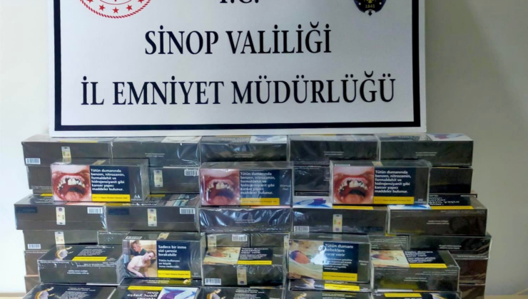 Sinop’ta kaçakçılık operasyonu: 3 zanlı yakalandı