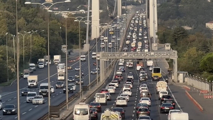 İstanbul’da trafik yoğunluğu yüzde 67’e ulaştı