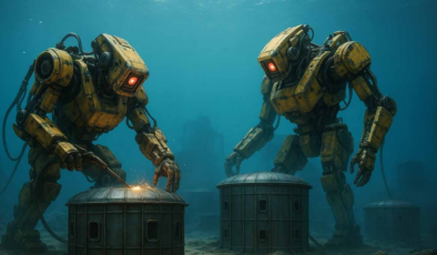 'Yok artık' dedirten proje: Dev robotlar, okyanusun zifiri karanlığına resmen metal bir 'köy' kuruyor