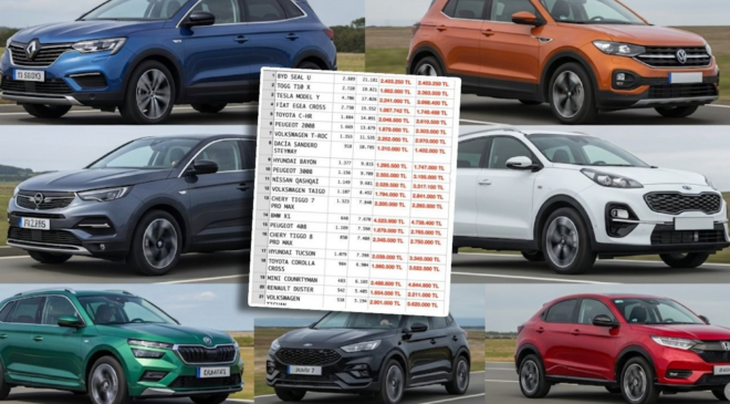 En çok satan 40 SUV'un Ağustos fiyatları açıklandı! Bu listeyi görmeden bayiye gitmeyin