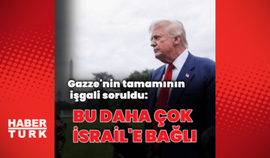 Donald Trump'tan Gazze açıklaması