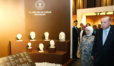 Emine Erdoğan: Eserlerin ait oldukları topraklarda sergilenmesi büyük gurur