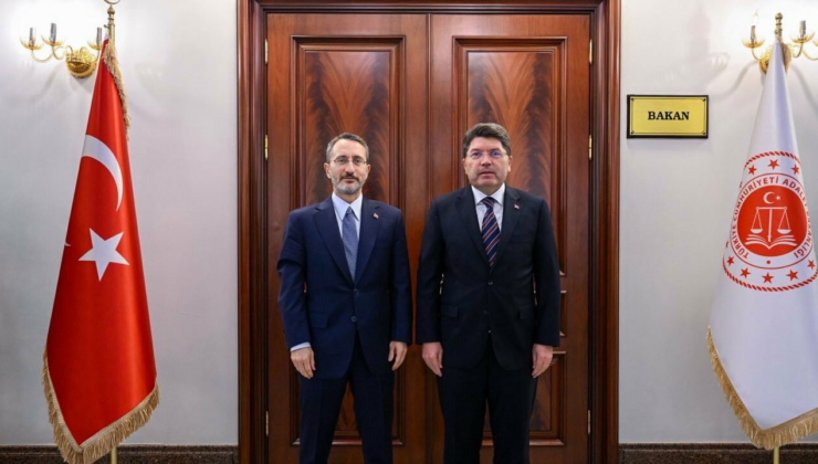 Fahrettin Altun'dan Adalet Bakanı Tunç'a ziyaret