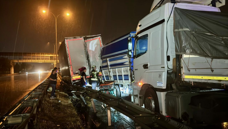Kocaeli'de zincirleme trafik kazası: 1 ölü