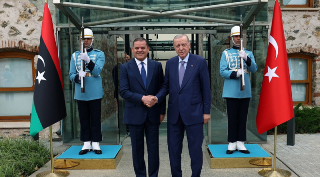 Cumhurbaşkanı Erdoğan, İtalya Başbakanı Meloni'yi kabul etti
