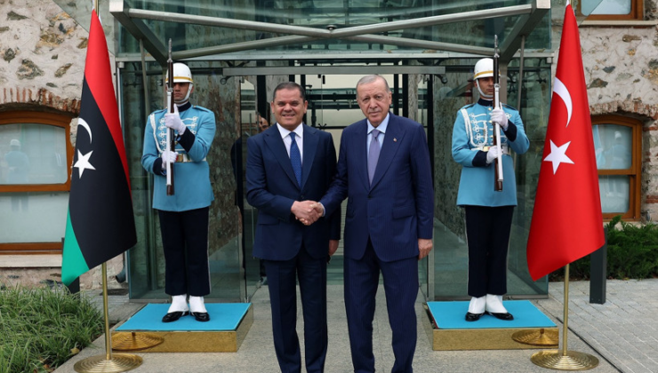 Cumhurbaşkanı Erdoğan, İtalya Başbakanı Meloni'yi kabul etti