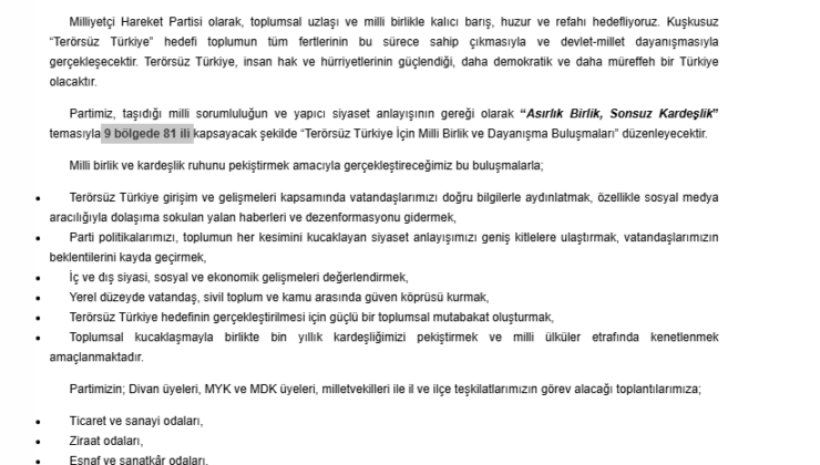 MHP 'Terörsüz Türkiye' için sahaya indi: Ankara'ya '9 bölge' afişleri asıldı