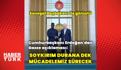 Cumhurbaşkanı Erdoğan Senegal Başbakanı ile görüştü