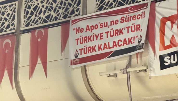 Emniyet ile Zafer Partisi arasında ‘pankart’ krizi