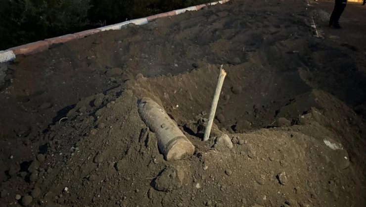 Erzurum’da 150 yıllık top mermileri bulundu