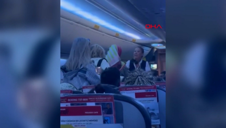 İstanbul uçağında ayakta durma kavgası!