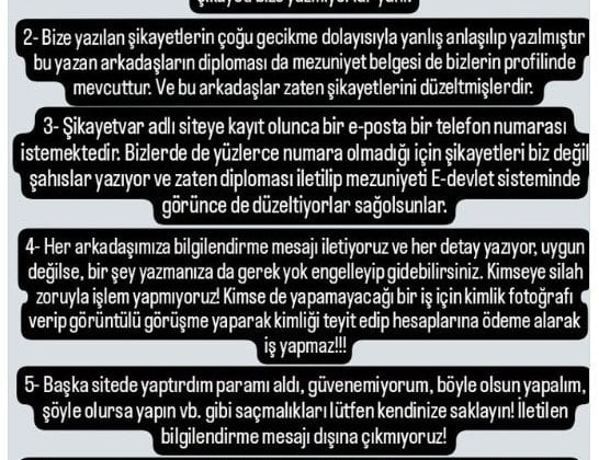 Sahte diploma siteleri isyan bayrağını çekti