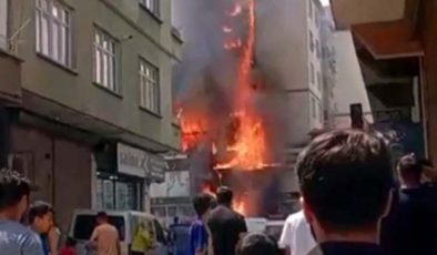 Gaziantep'te bina yangını: 15 kişi dumandan etkilendi