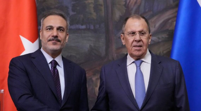 Bakan Fidan, Lavrov'la görüştü