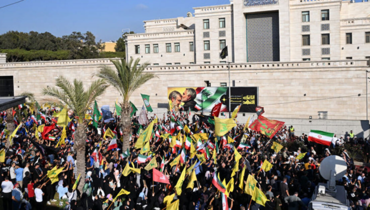 Hizbullah destekçilerinden protesto
