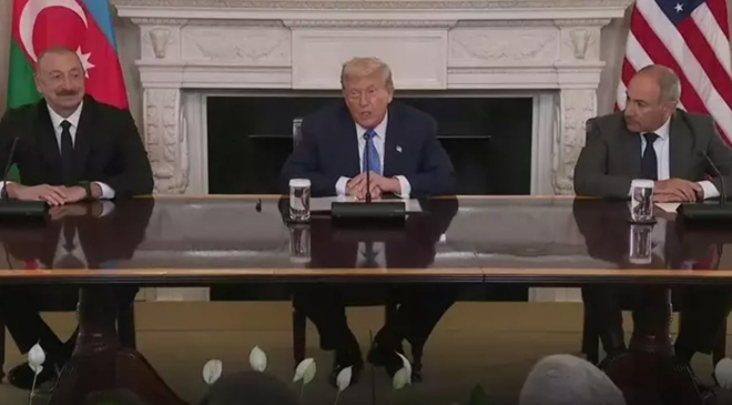 Trump-Aliyev-Paşinyan zirvesi: Barış anlaşması imzalandı