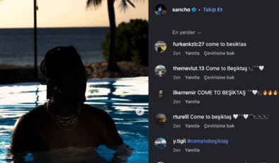 Beşiktaş taraftarının Sancho çılgınlığı! 1 milyonu geçti
