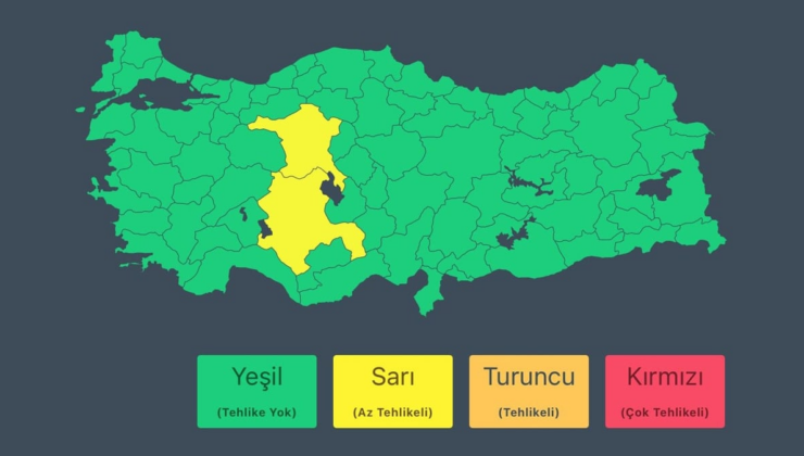 İçişleri Bakanlığı'ndan iki ile uyarı