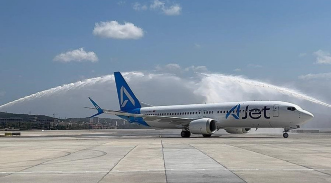 AJet filosuna katacağı 3 Boeing 737-8 MAX’ten ilki İstanbul’da geldi