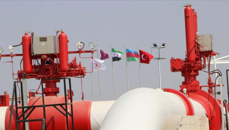 Azerbaycan doğal gazı, Türkiye-Suriye hattıyla Humus'a ulaştı