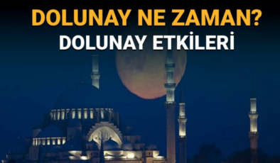 Dolunayın etkileri: Dolunay ne zaman, saat kaçta gerçekleşecek?