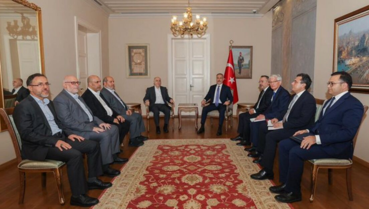 Bakan Fidan Hamas heyeti ile görüştü