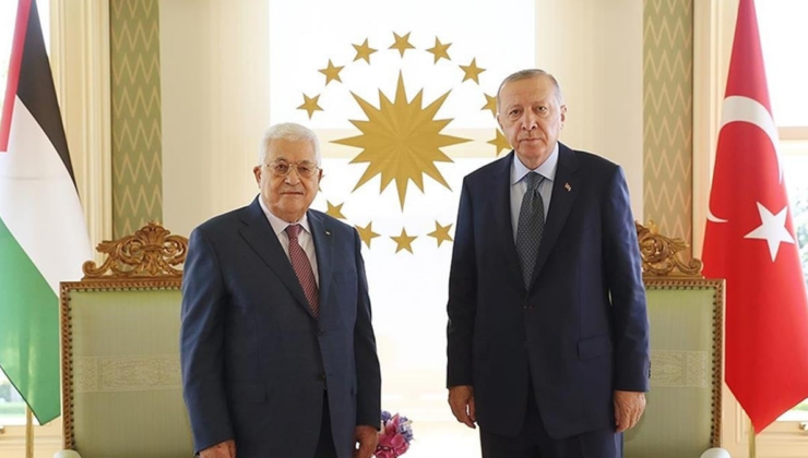Cumhurbaşkanı Erdoğan’dan Filistin Devlet Başkanı Abbas ile telefonda görüştü