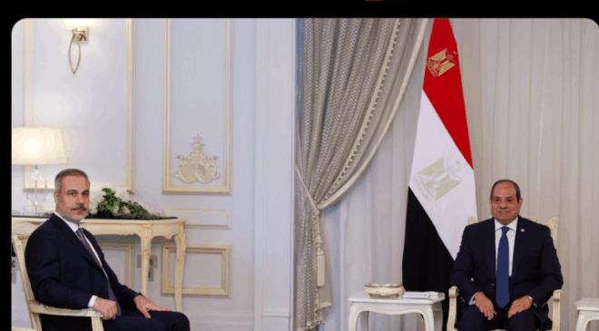 Bakan Fidan, Sisi ile görüştü