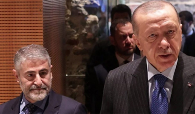 Erdoğan, Eski Hazine ve Maliye Bakanı Nebati ile görüştü