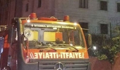 Ümraniye'de korkutan yangın