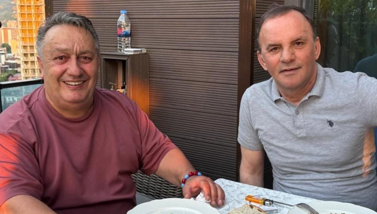 Kırmızı bültenle aranan iş insanıyla yemeğe çıktı