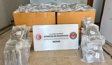 Mersin Limanı'nda ele geçirildi: Tam 587 kilo
