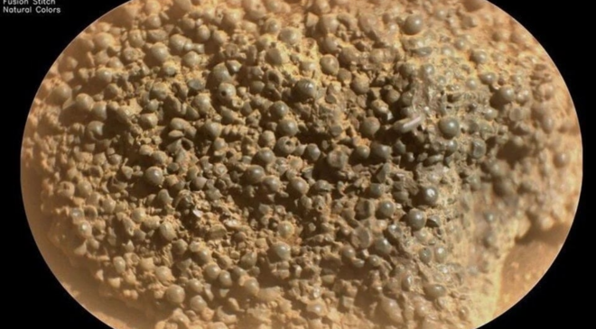 Mars'ta bulunan 'yaban mersini küreleri' heyecan yarattı
