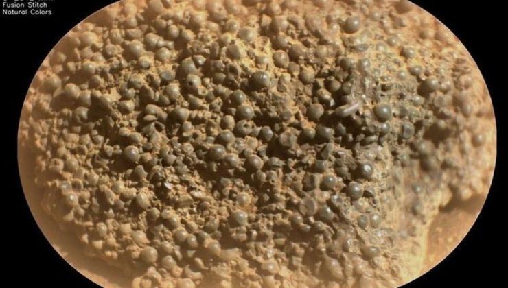 Mars'ta bulunan 'yaban mersini küreleri' heyecan yarattı