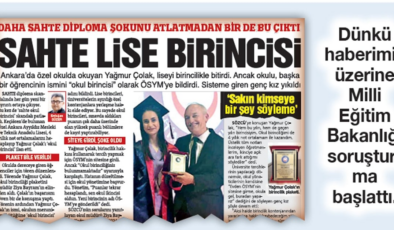 Yağmur Çolak'ın bursunu da çaldırlar