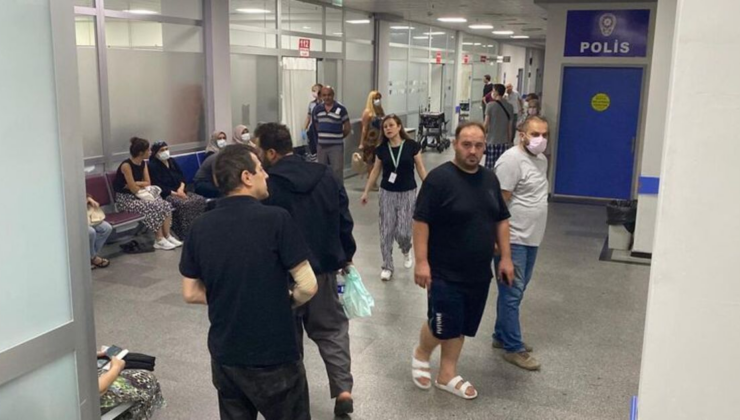 50 işçi zehirlenme şüphesiyle hastaneye kaldırıldı