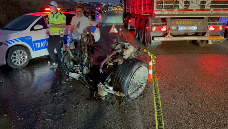 Ankara'da tırla çarpışan otomobilin sürücüsü öldü