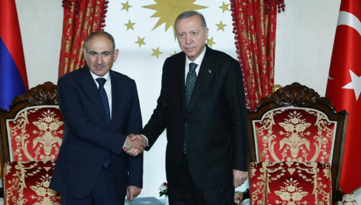 Cumhurbaşkanı Erdoğan, Ermenistan Başbakanı Paşinyan'la görüştü