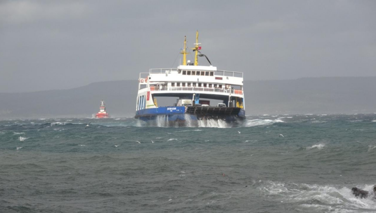 Güney Marmara'da bazı feribot seferleri iptal