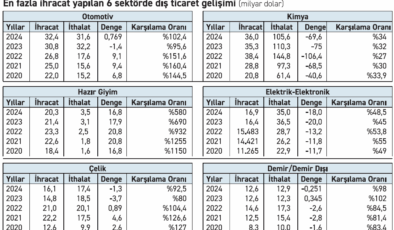 İhracatın lider sektörleri ithalat baskısı altında!