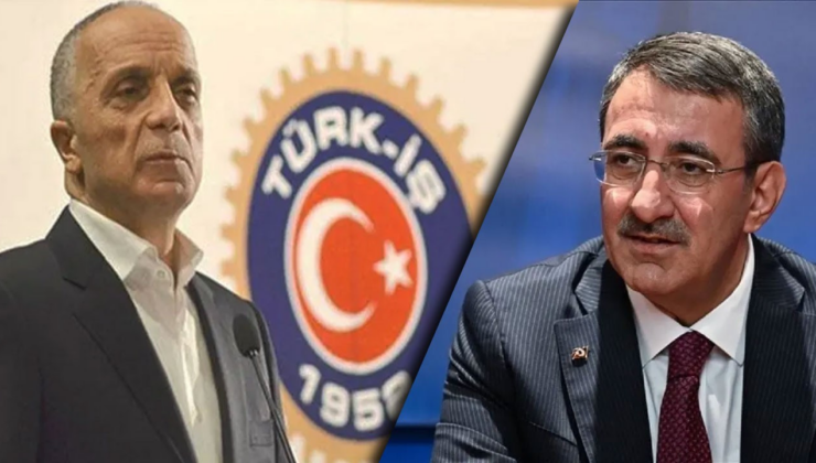 Cumhurbaşkanı Yardımcısı Yılmaz, TÜRK-İŞ Başkanı Atalay ile görüştü