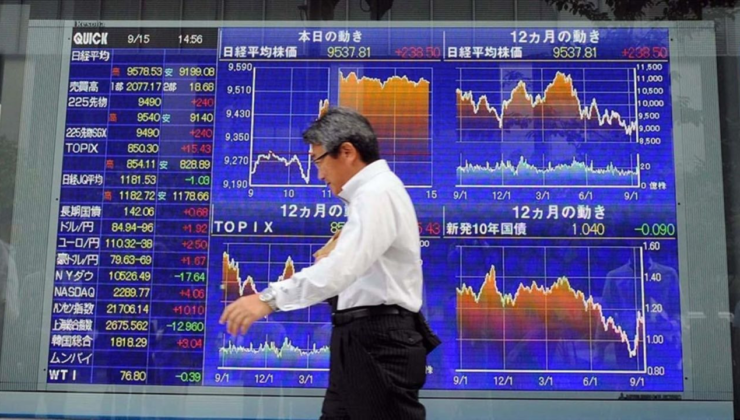 Japonya'da Nikkei 225 endeksi rekor kırdı!