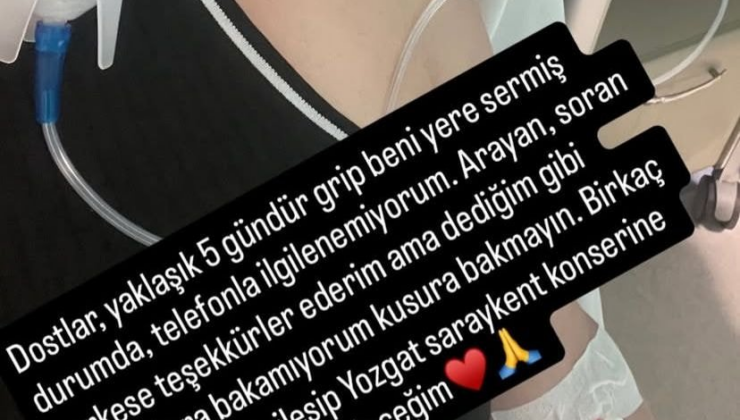 Şarkıcı Lara hastaneye kaldırıldı
