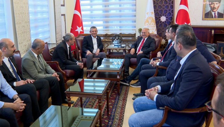 Özgür Özel'den Aksaray Valisi Kumbuzoğlu'na ziyaret
