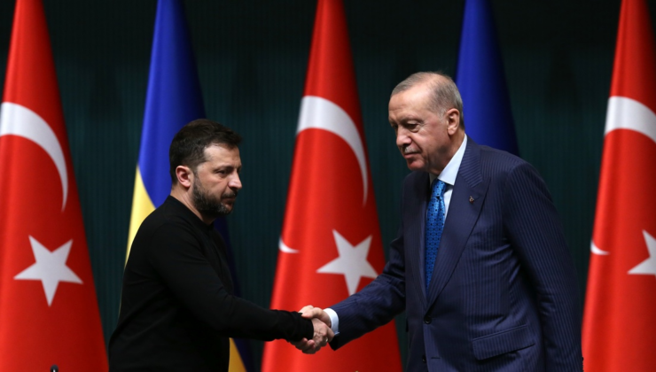 Cumhurbaşkanı Erdoğan Ukrayna lideri Zelenskiy'le görüştü