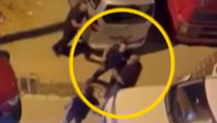 Dur ihtarına uymadı! Polise yumruk attı!