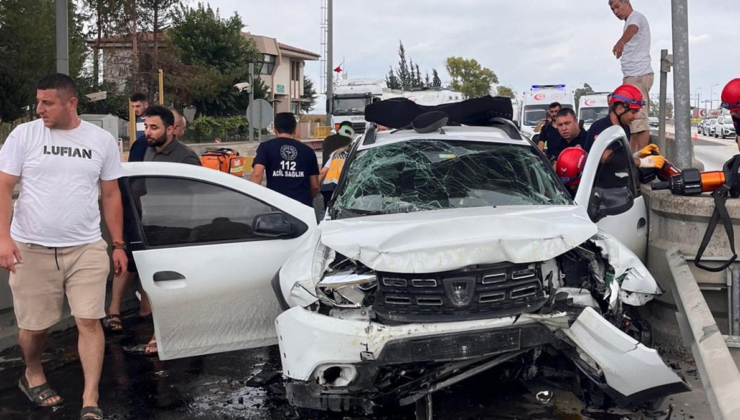 Adana'da otoyol gişelerinde feci kaza: Ölü ve yaralılar var
