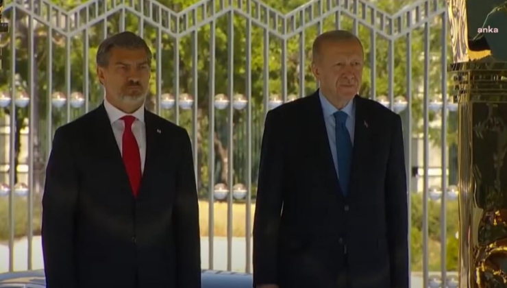 Cumhurbaşkanı Erdoğan, Gürcistan Cumhurbaşkanı Kavelashvili’yi resmi törenle ağırladı