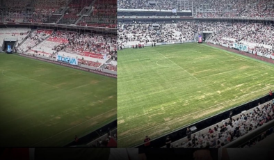 Beşiktaş Stadı'nda çileden çıkartan görüntü